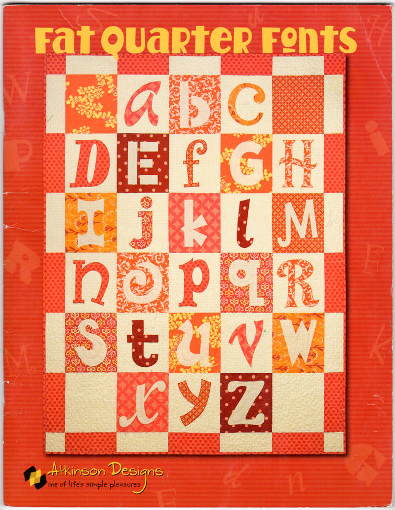 Fat Quarter Fonts (With Patterns and CD)