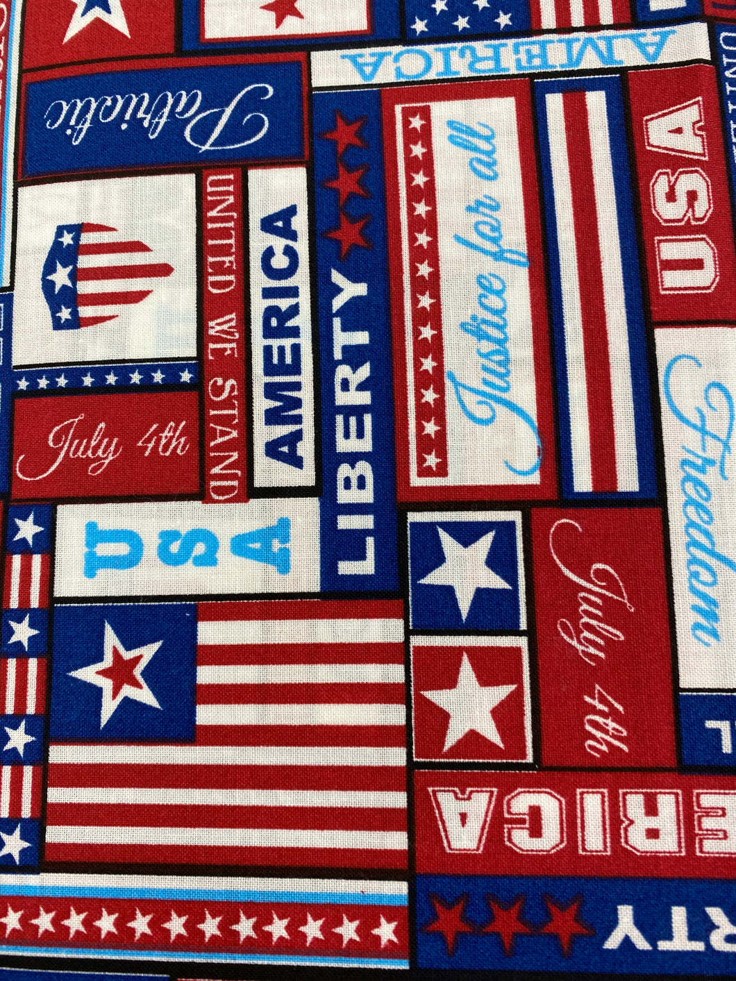 American Patriotic Fabric