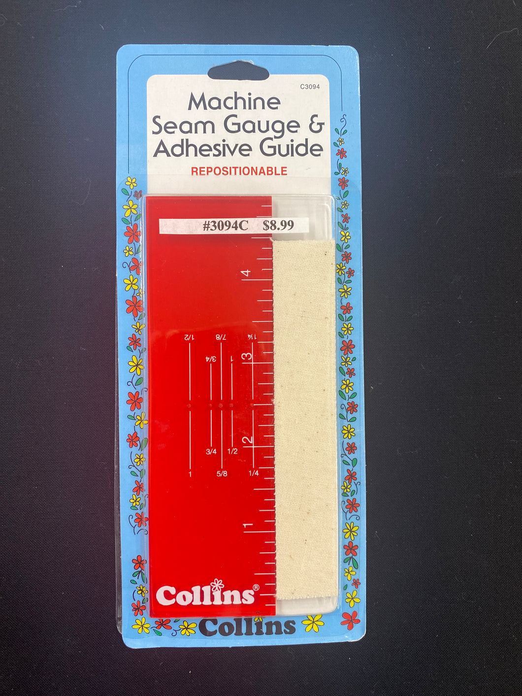 Machine Seam Gauge & Adhesive Guide